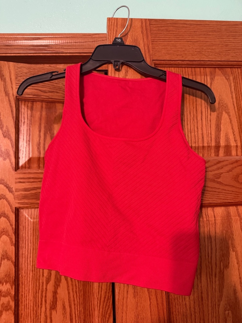 DSG Red Cropped Tank Top
